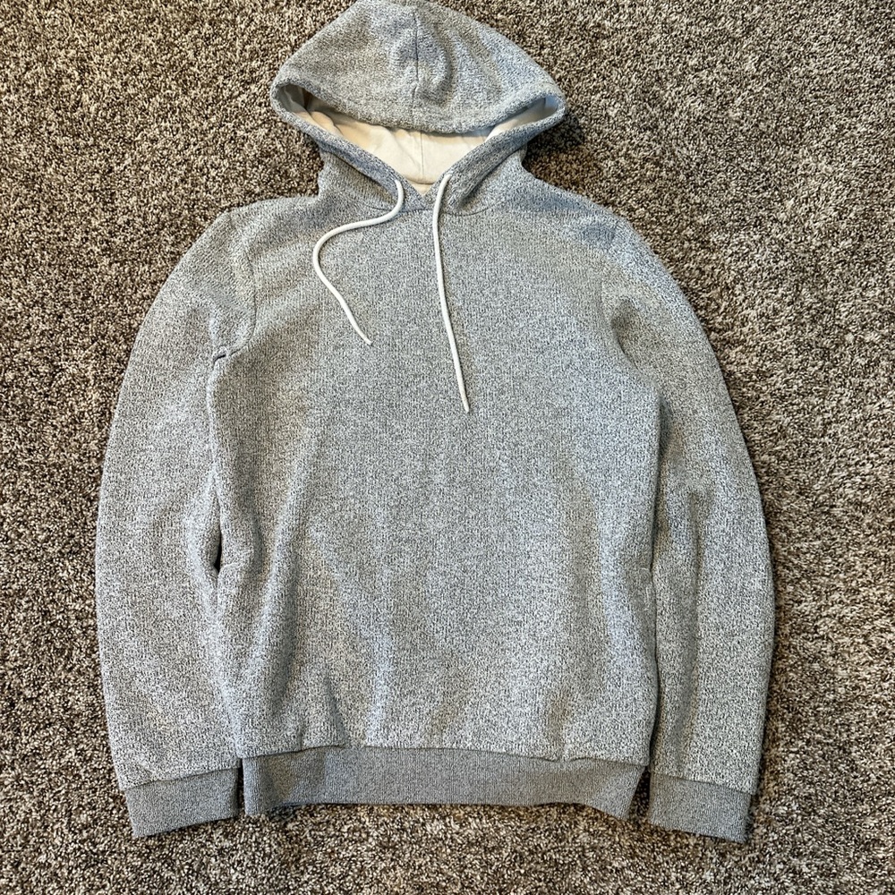Gray Men's goodfellow knitted hoodie